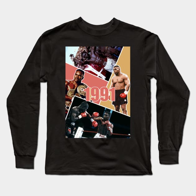 L'Année de la Boxe 1991 Long Sleeve T-Shirt by Cap'tain Crochet / Captain hook chronicles